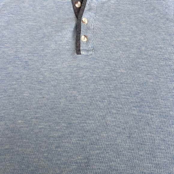 Alesbury NWOT Men’s Sky Blue Thermal Long Sleeve Shirt size Large - Picture 4 of 8